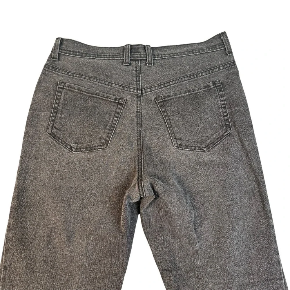 Charter Club Jean Shop Classic Straight Leg Jeans Womens 8S Gray Denim Pants 649